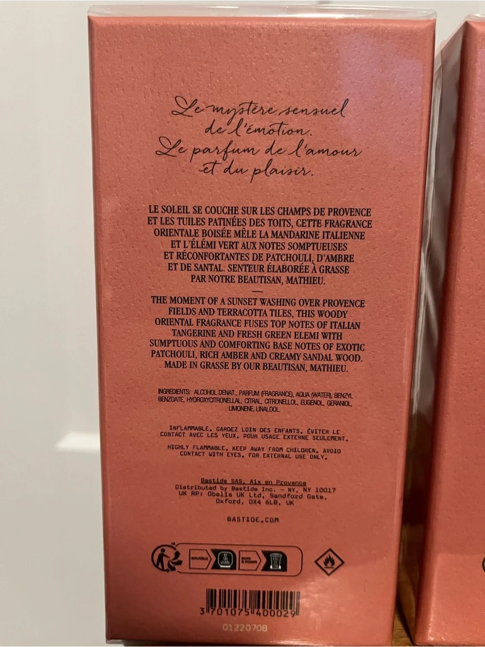 Bastide trio mist